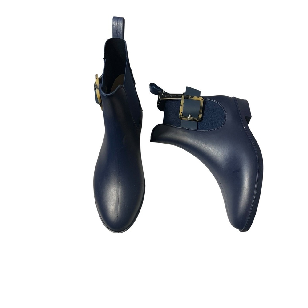 Henry Ferreira Rain Boots Women's Size 6 Navy Blue